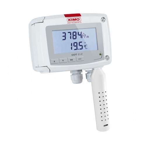 Detectores gases Sensor de Co2 y Temperatura